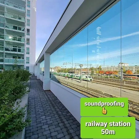 Heart Of Oulu, Studio With Parking Esterno foto